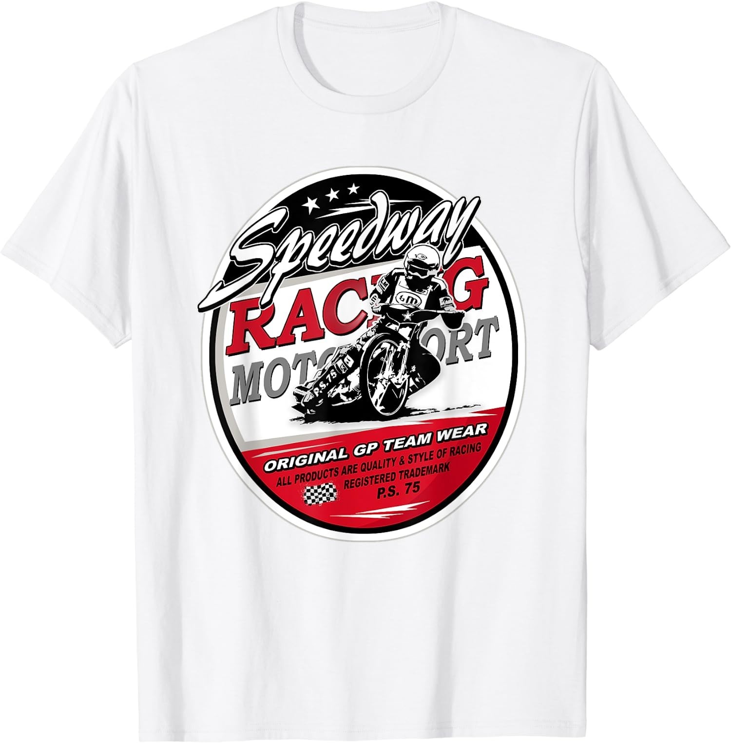 Motorcycle Speedway Flat Track Racing Graphic T Shirt Unisex S-5XL