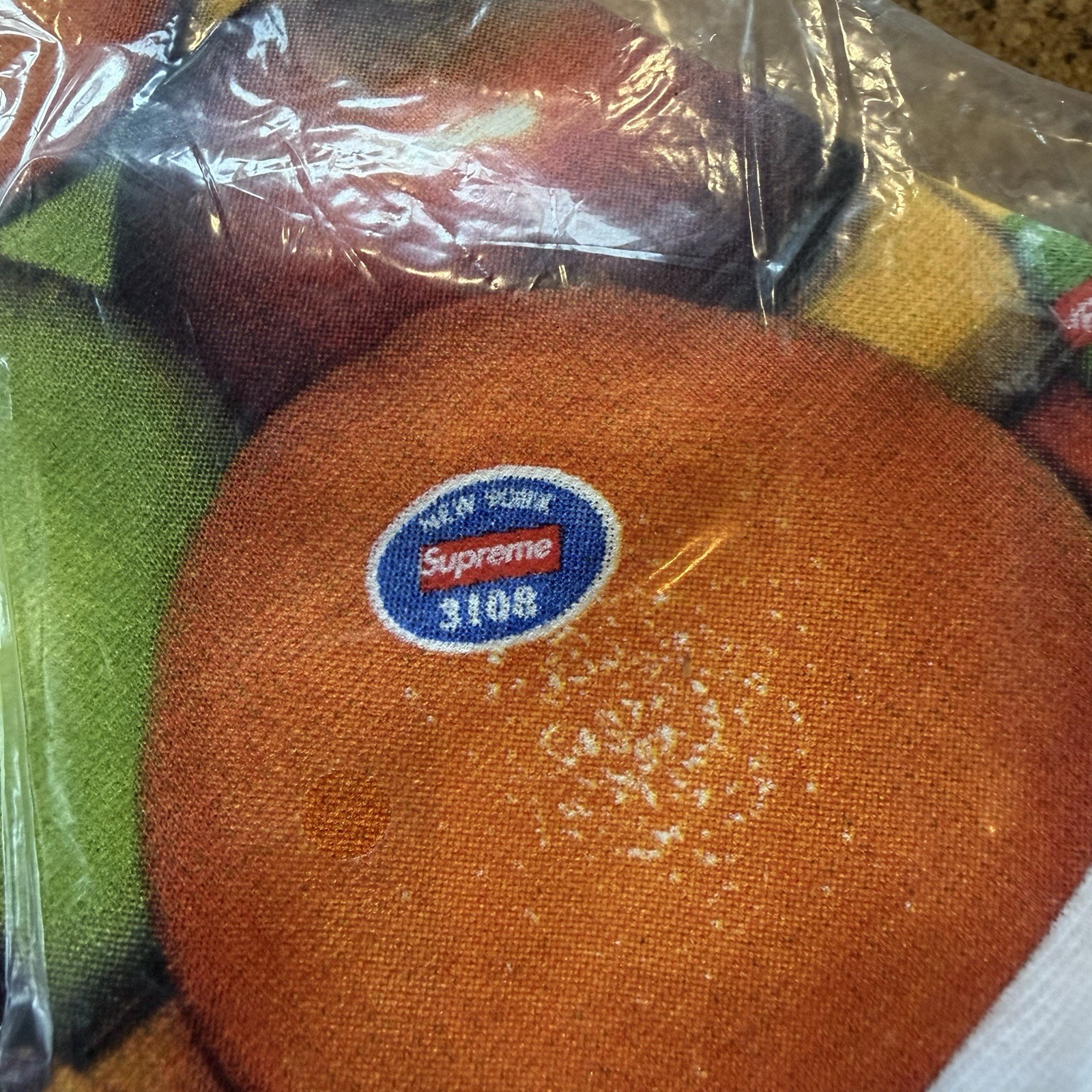 SUPREME SS19 FRUITS TEE WHITE SIZE L NEW IN BAG DS 100% AUTHENTIC