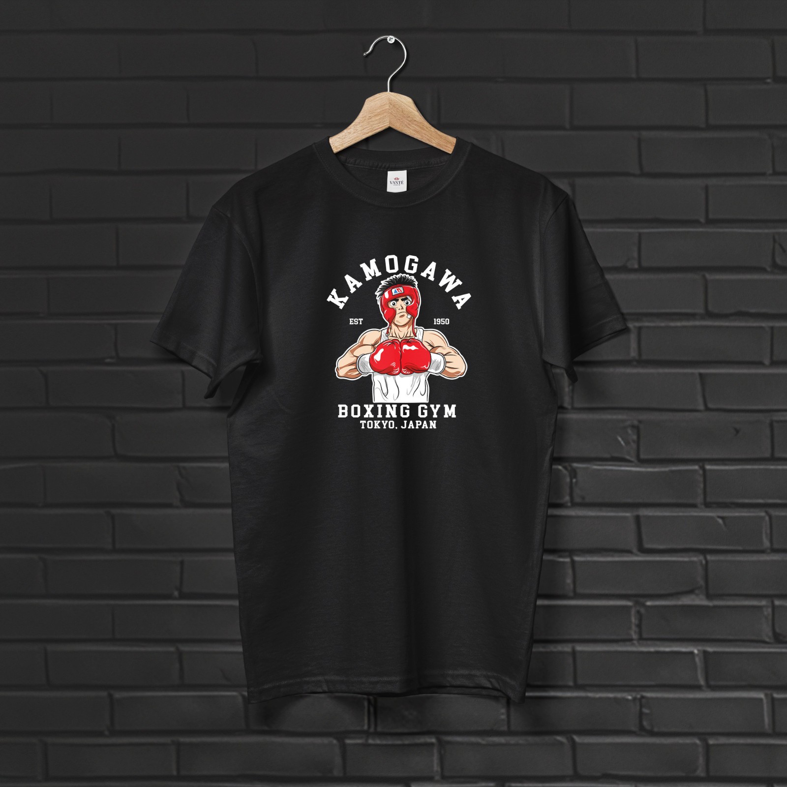 Makunouchi Kamogawa Boxing Gym Graphic Anime T-Shirt Men Unisex Cotton Tee