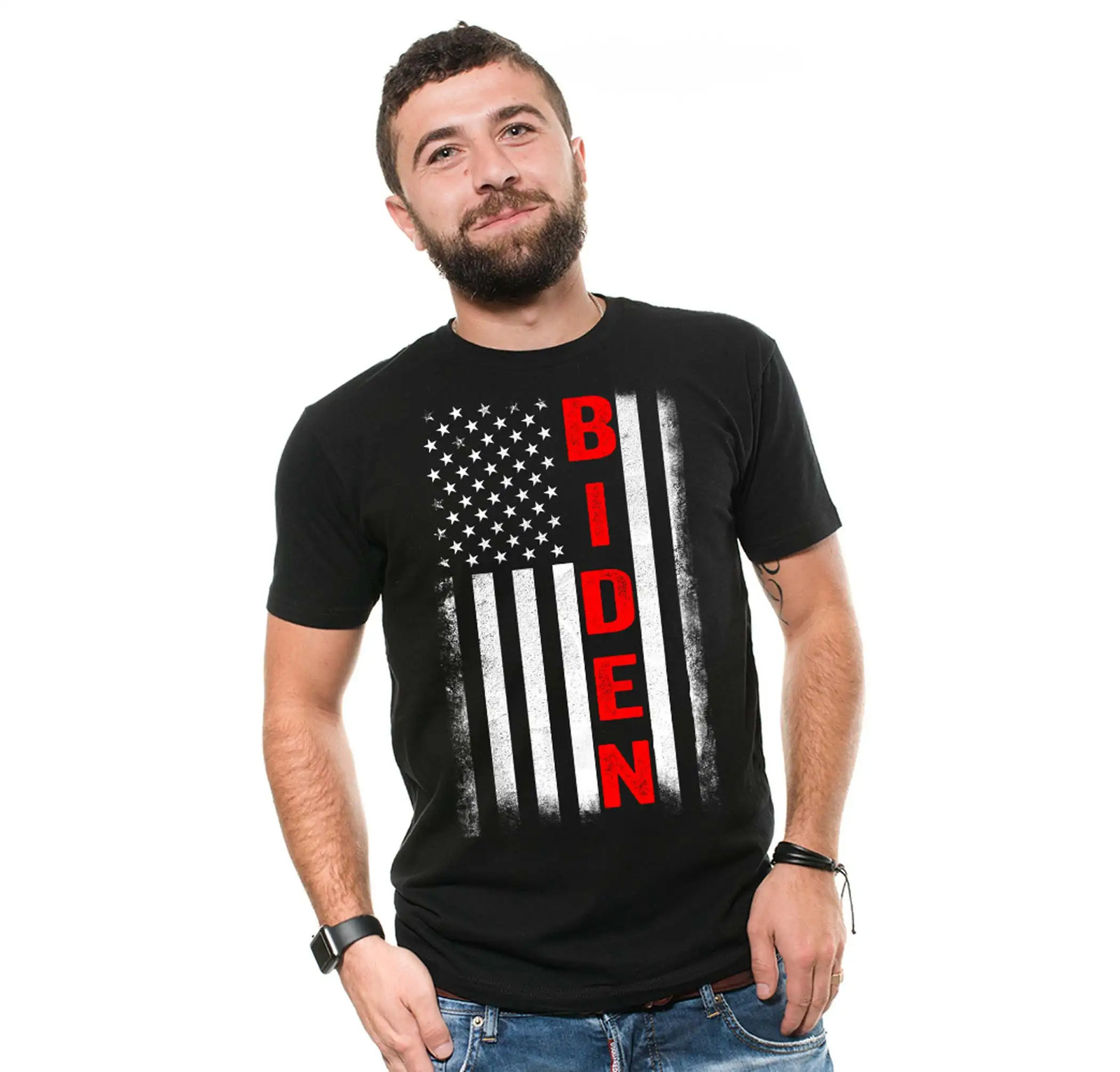 Biden Flag Shirt Biden Patriotic USA Flag Shirt Pro Biden Tees Biden Lover Gift