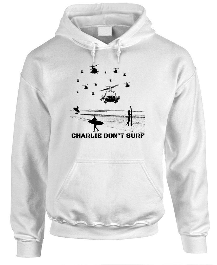 CHARLIE DON’T SURF – Fleece Pullover Hoodie
