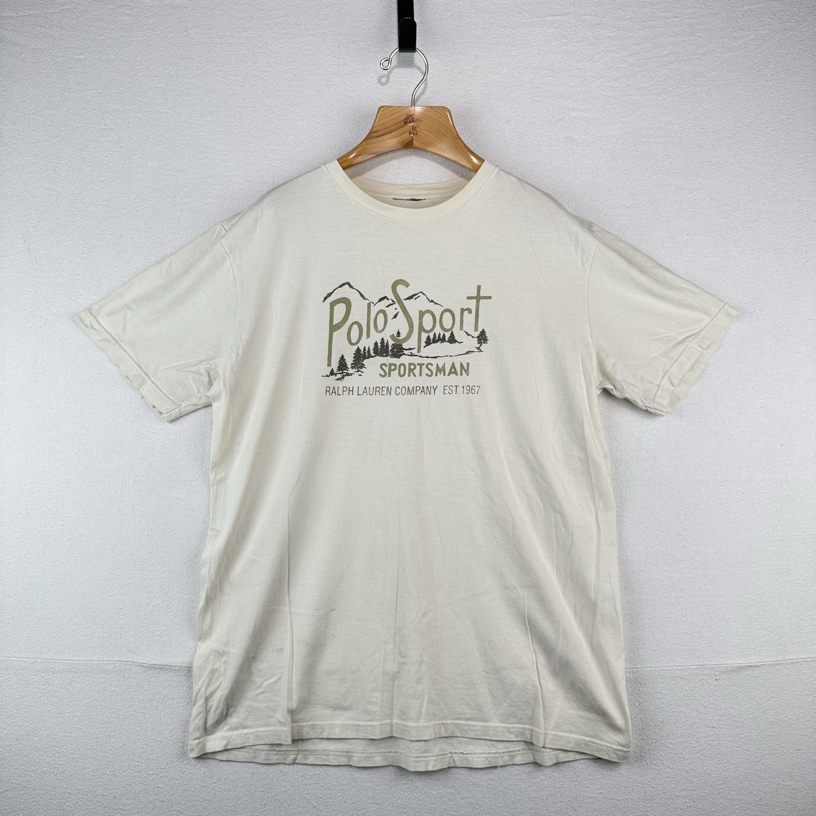 Vintage Polo Sport Ralph Lauren Sportsman Mountain T-shirt Men’s L/XL *No Tag