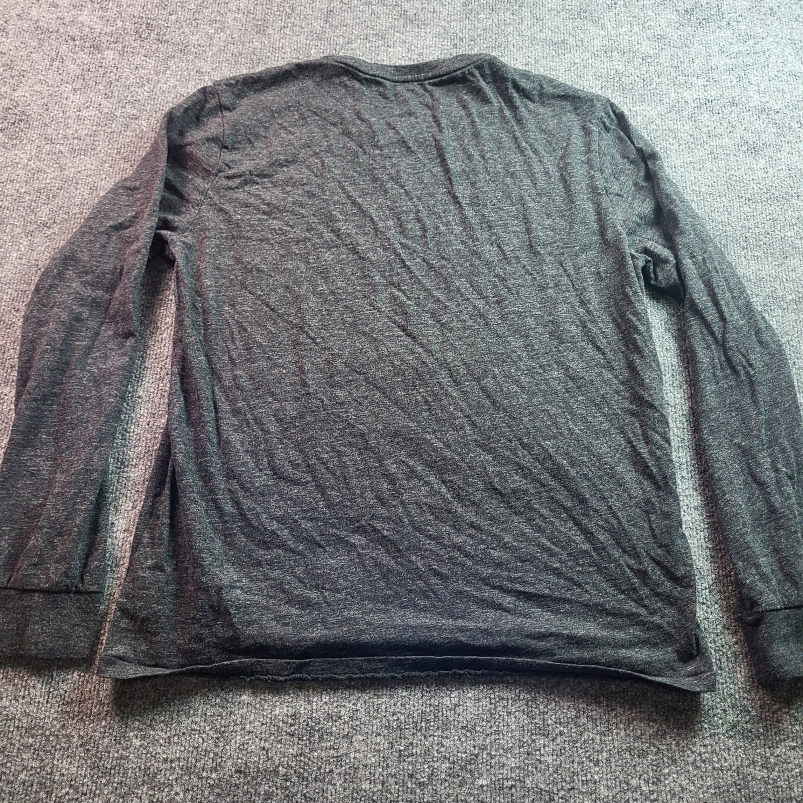 Polo Ralph Lauren Mens Long Sleeve T Shirt Gray Custom Slim Fit Large