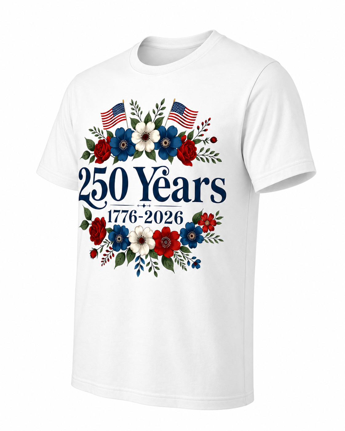 Comfort Colors Boho Floral American Flag Shirt 250th Anniversary 4thOf July Gift