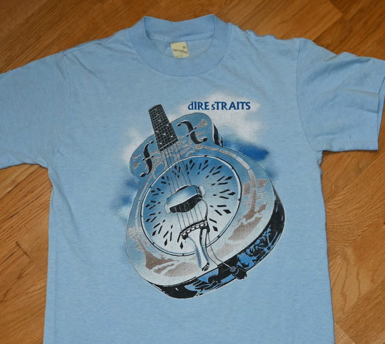 Dire Straits VTG All Size Unisex T Shirt Cotton Guitar Legend For Fan TD569