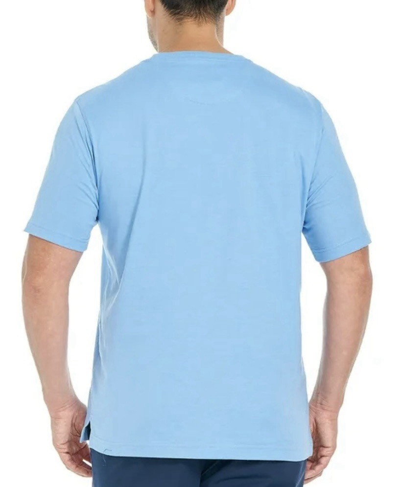 Greg Norman Pocket Tee Shirt Short Sleeve Sz Small Lt Blue NEW