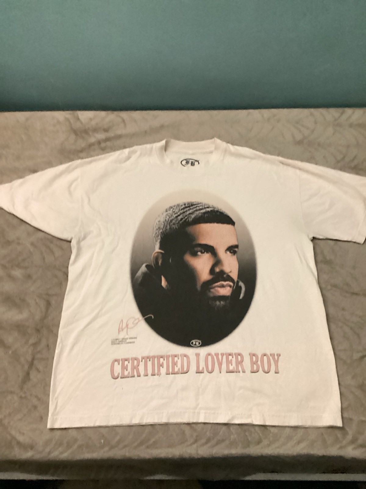 Flashback Certified Lover Boy Drake Graphic White Men’s T-Shirt XL
