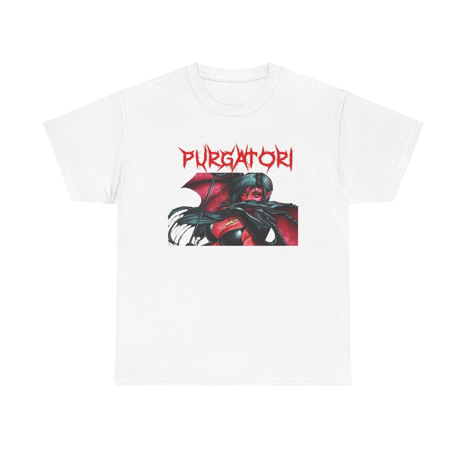 Purgatori Unisex Heavy Cotton Tee, Comic Graphic T-Shirt, Streetwear Fashion