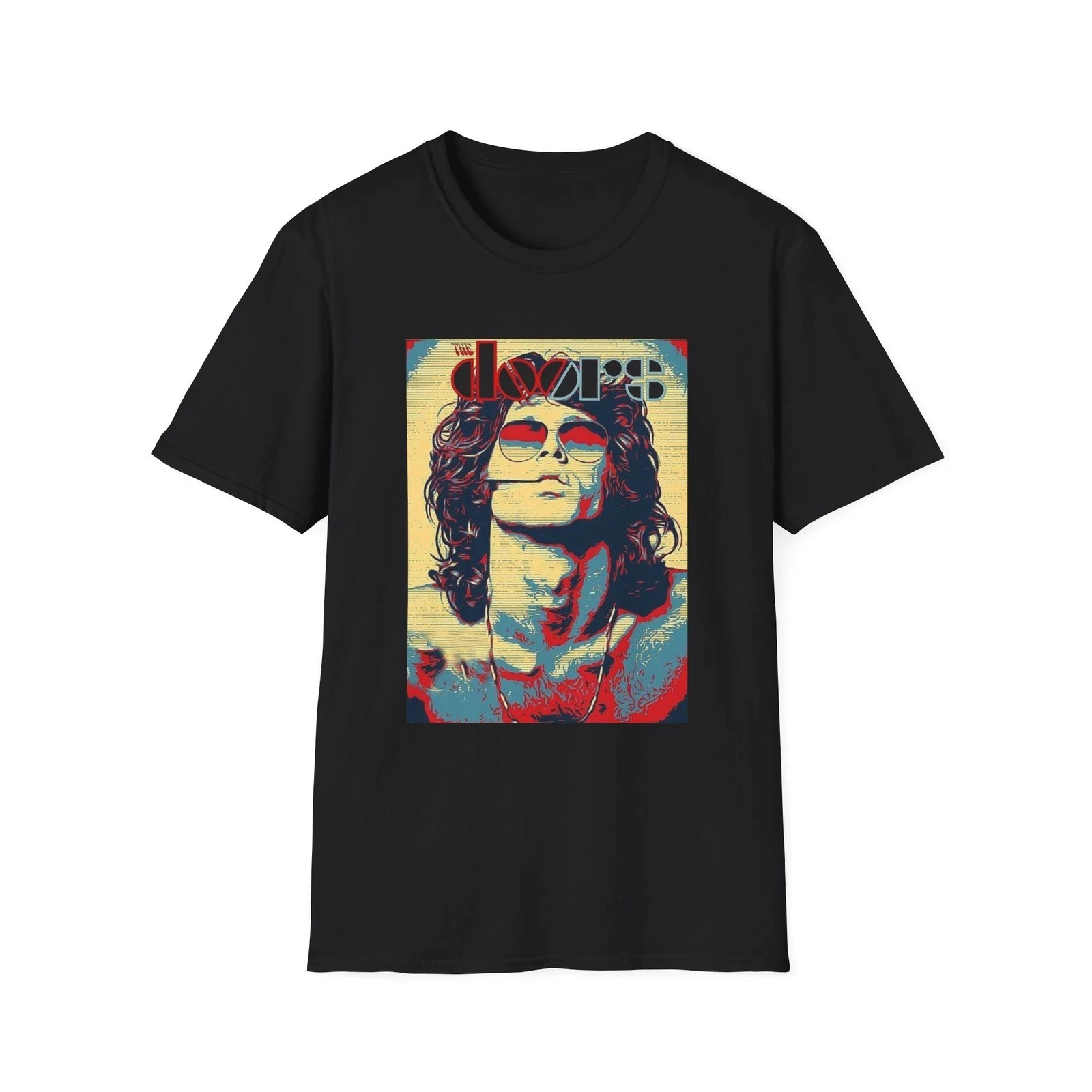 Jim Morrison The Doors, Graphic T-Shirt Rock Band Tee