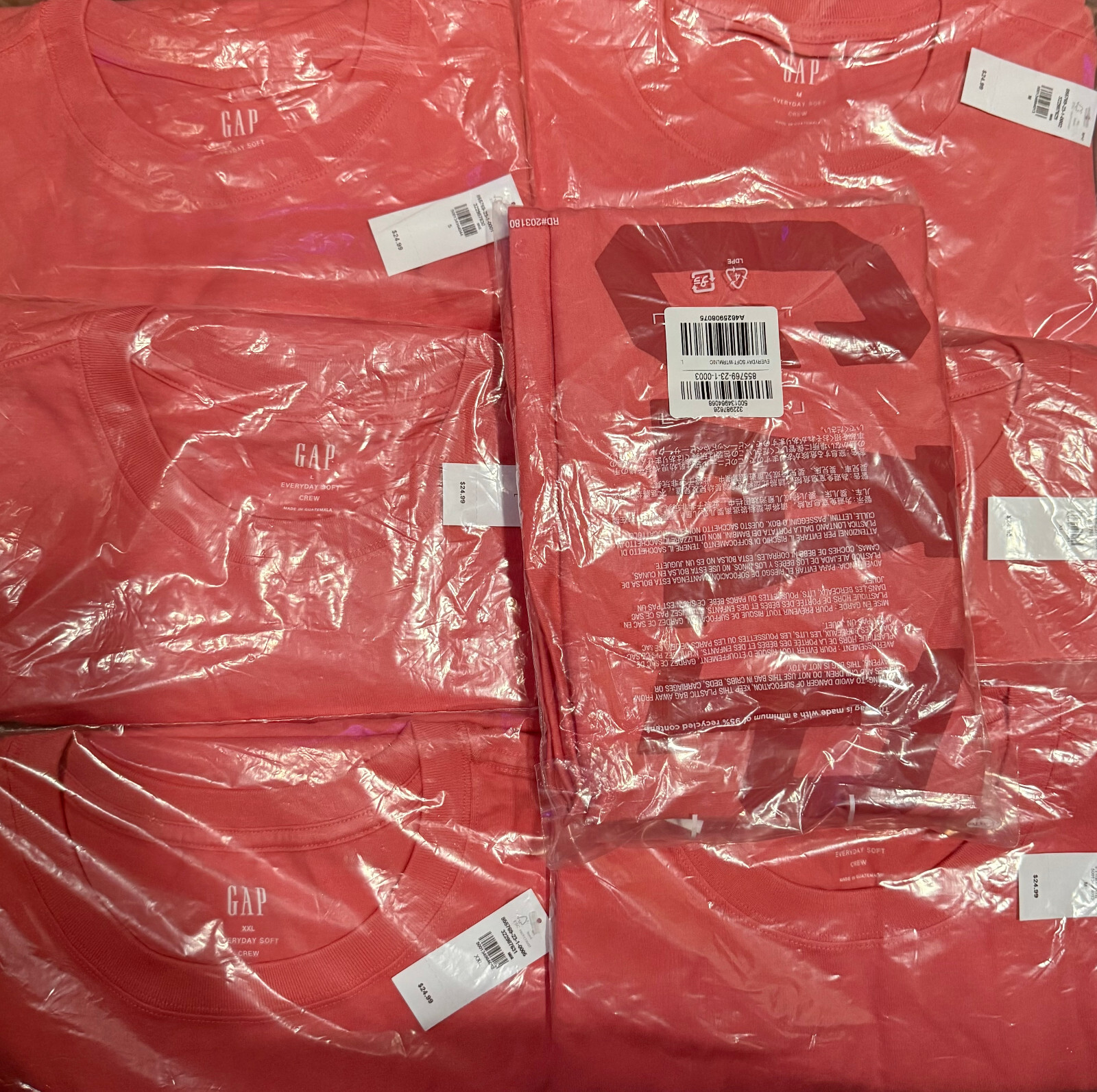 GAP Men’s Short Sleeve Crew Neck Everyday Premium Tee T-Shirts S M L XL XXL-NEW