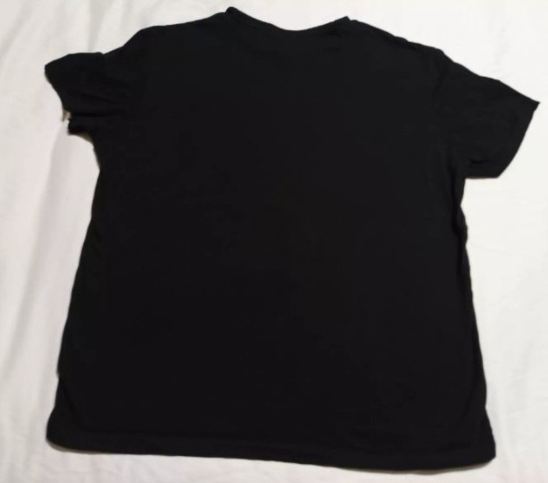 Men’s Black Basic T-shirt Size XXL Colorful Fun Summer Vibe Outfit