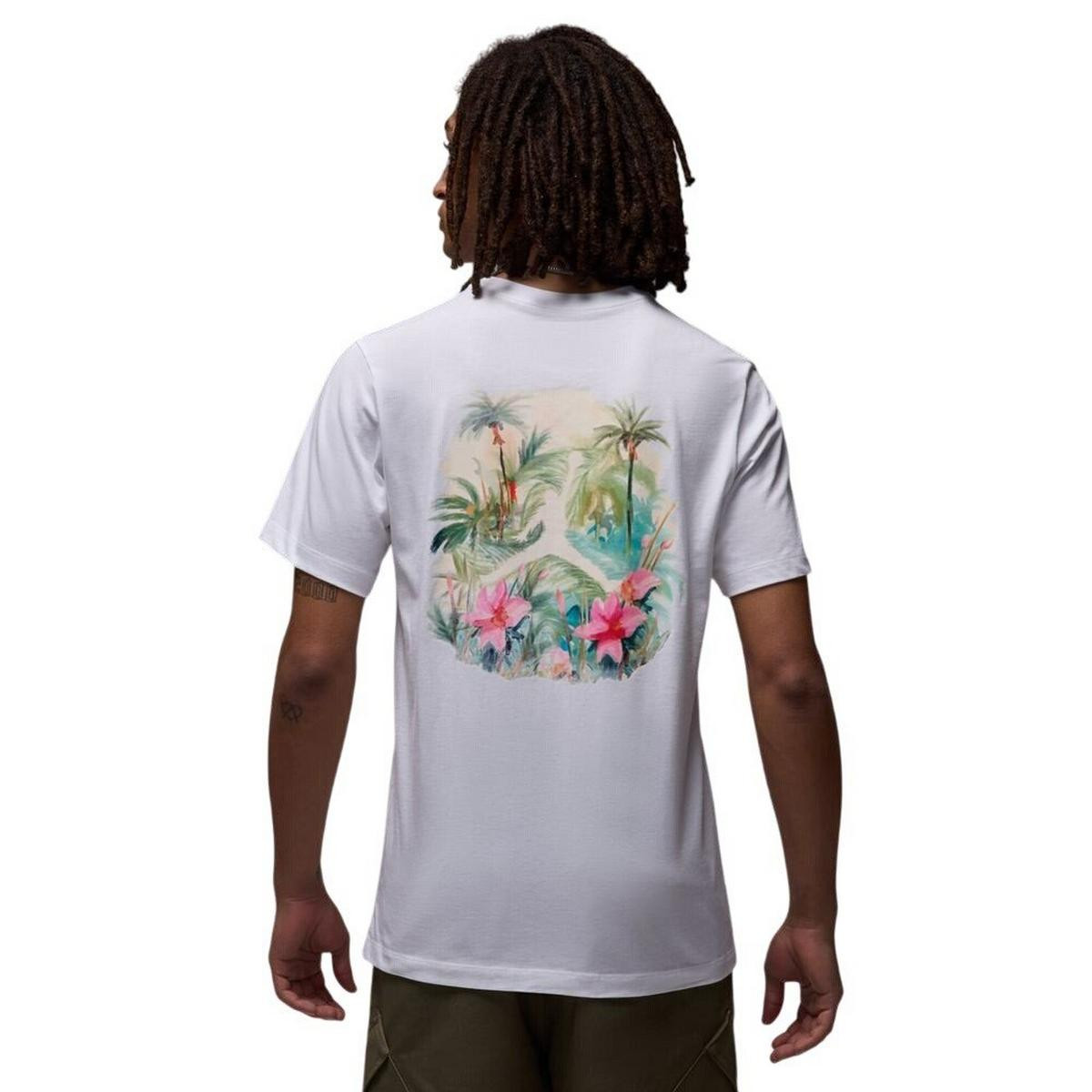 Jordan men’s Flight Essentials Jumpman T-Shirt Hawaii Vibe IB7520 size Large NWT