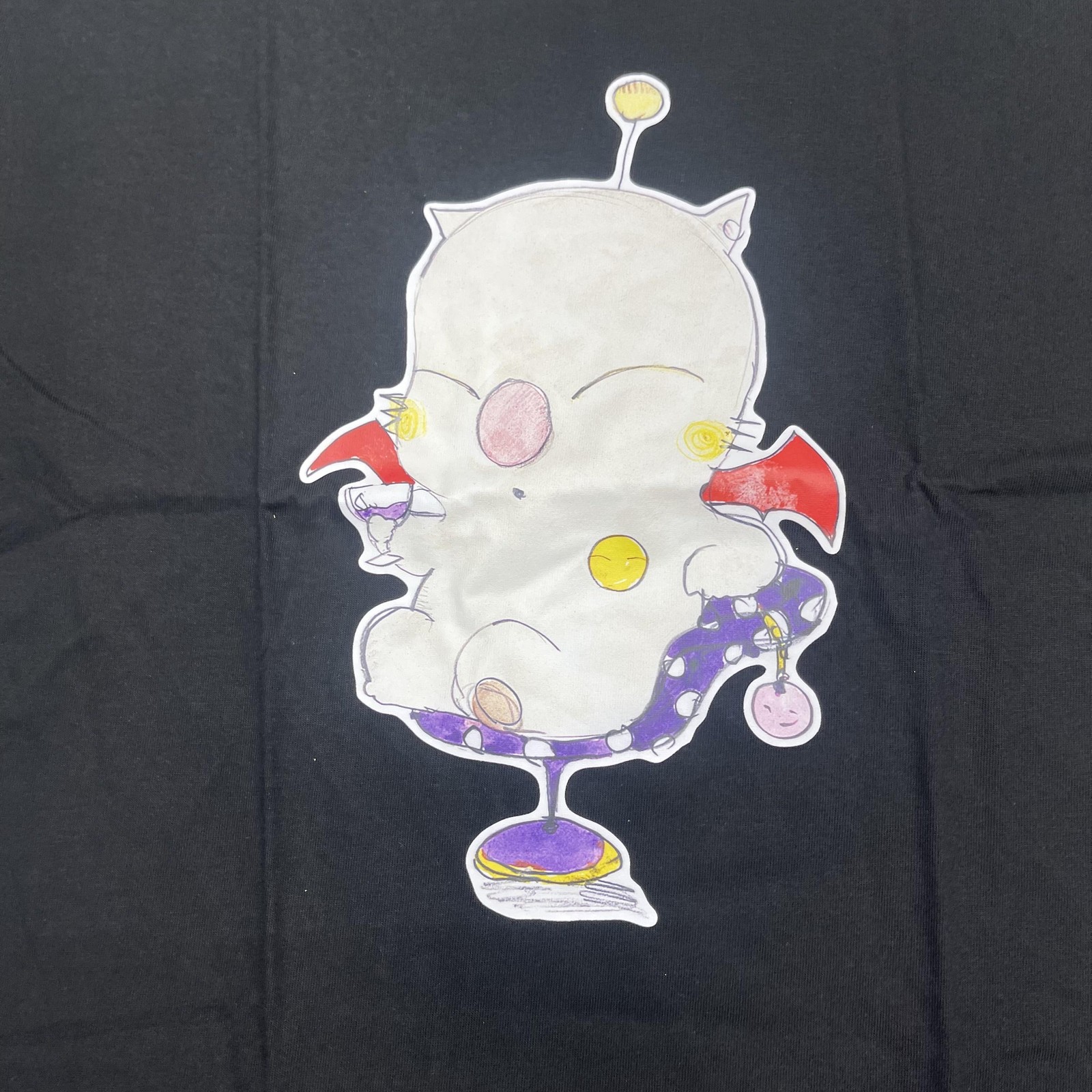 Printstar Shirt Mens XL Black Yoshitaka Amano Moogle Final Fantasy VR Museum Tee