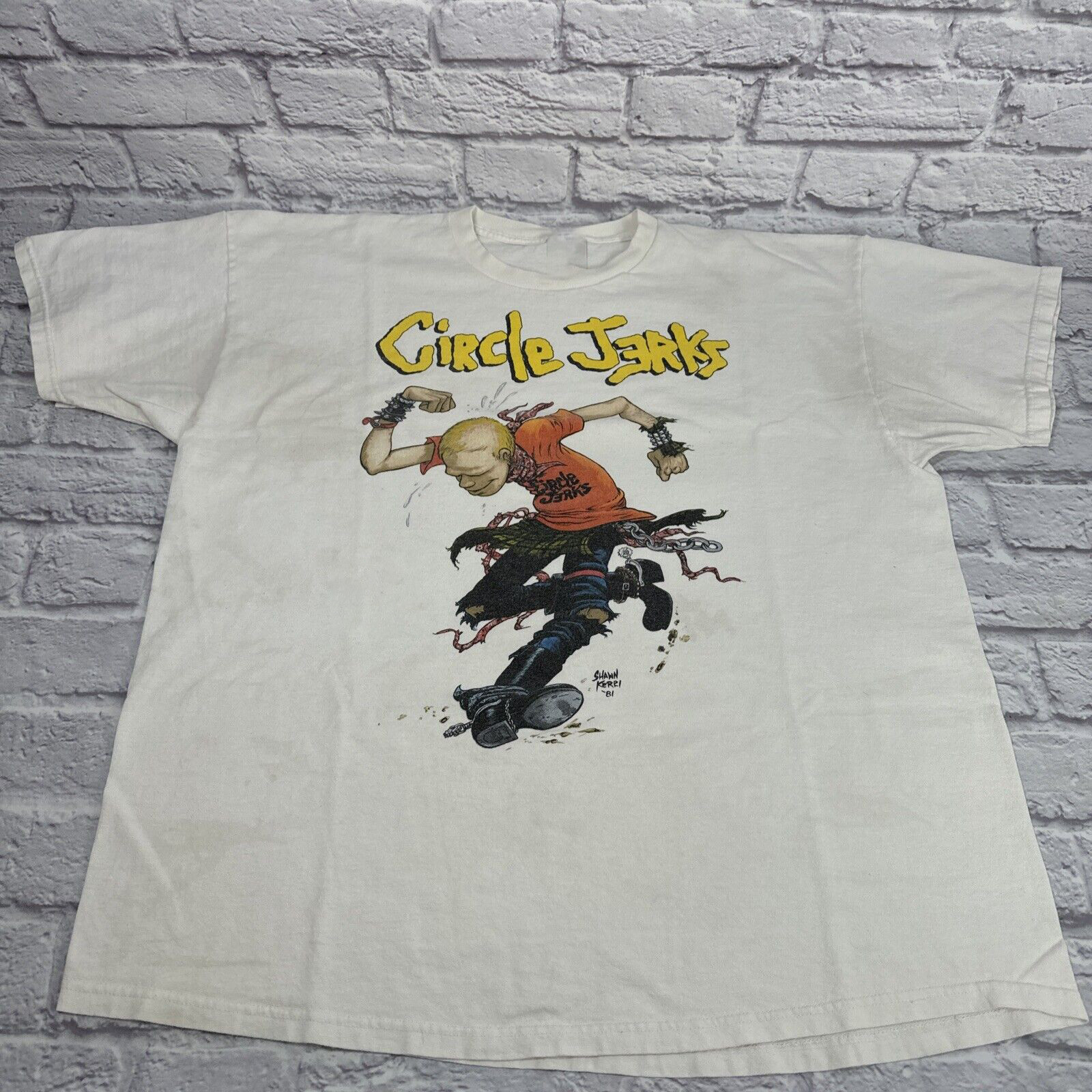 Circle Jerks Band Hardcore Punk Unisex T-Shirt Adult Cotton Tee SB128