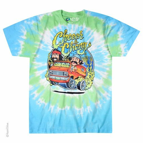 CHEECH & CHONG-SMOKIN RIDE-TIE DYE T-SHIRT S-M-L-XL-XXL LICENSED-420