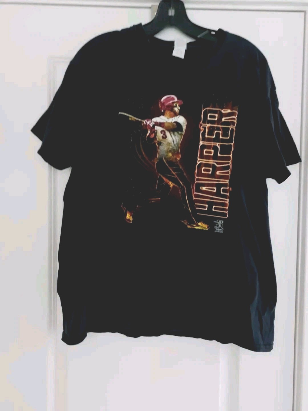 Philadelphia Phillies Bryce Harper MLB Players Heavyweight Tee Shirt Men’s Lg