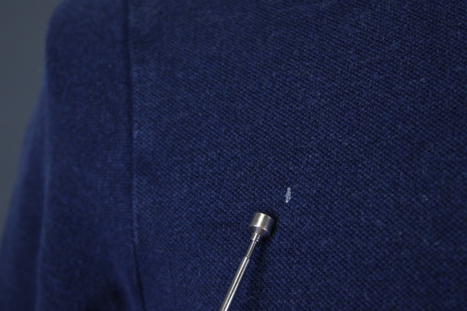 Lacoste Classic Fit Navy Blue Solid Cotton Long Sleeve Polo Shirt Size FR 3 / S