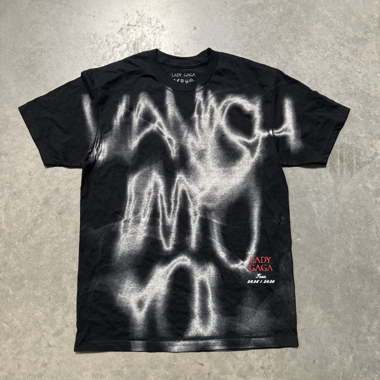 Lady Gaga Vanish Into You Mayhem Ball Tour T-Shirt Adult Size Medium 2025/2026