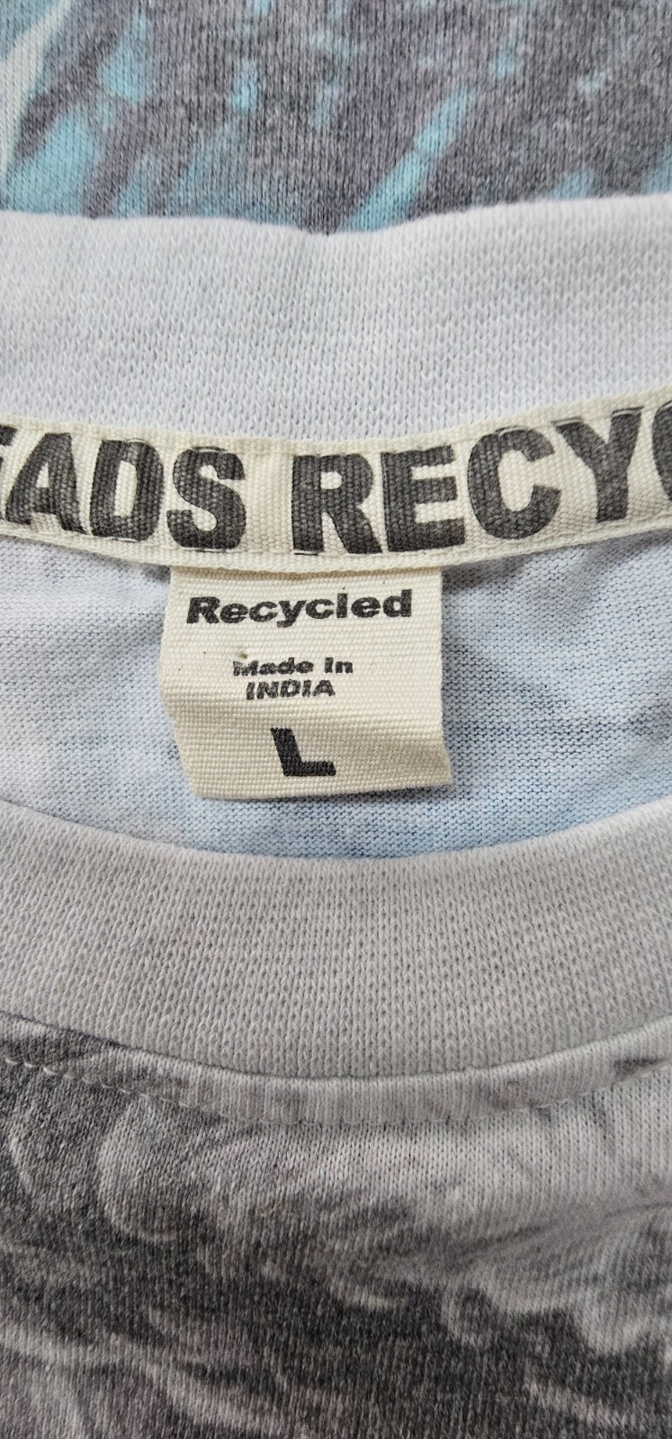 Recycled Threads California Speed Racing T-Shirt Large Front Back Graphic NWT