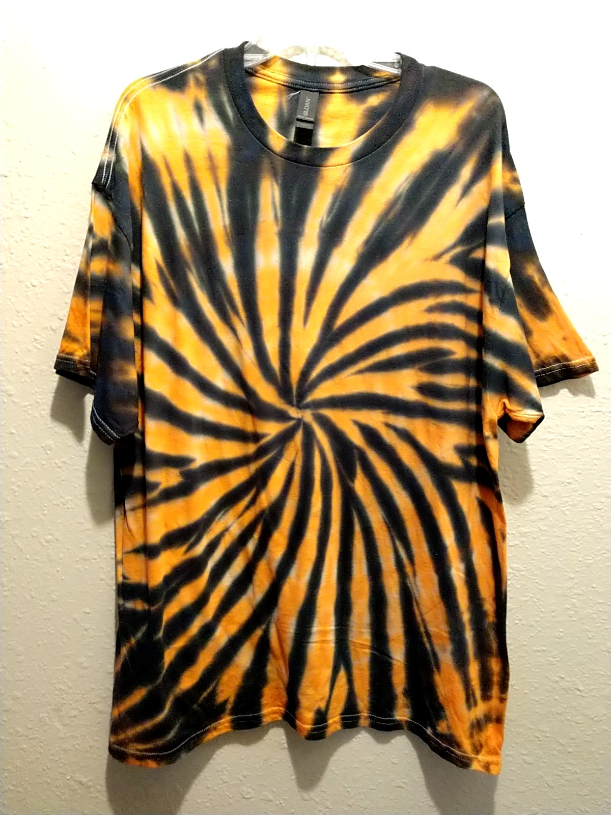 Handmade Spiral Tie Dye Shirt Unisex Men Women Sz XL Hippie Tee Boho (T124)