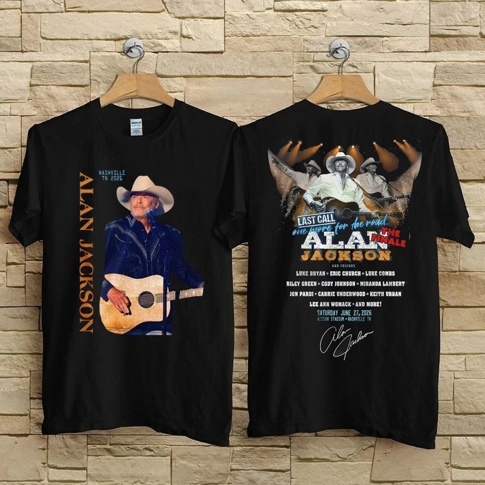 Alan Jackson Tour 2026 Reprint T-Shirt