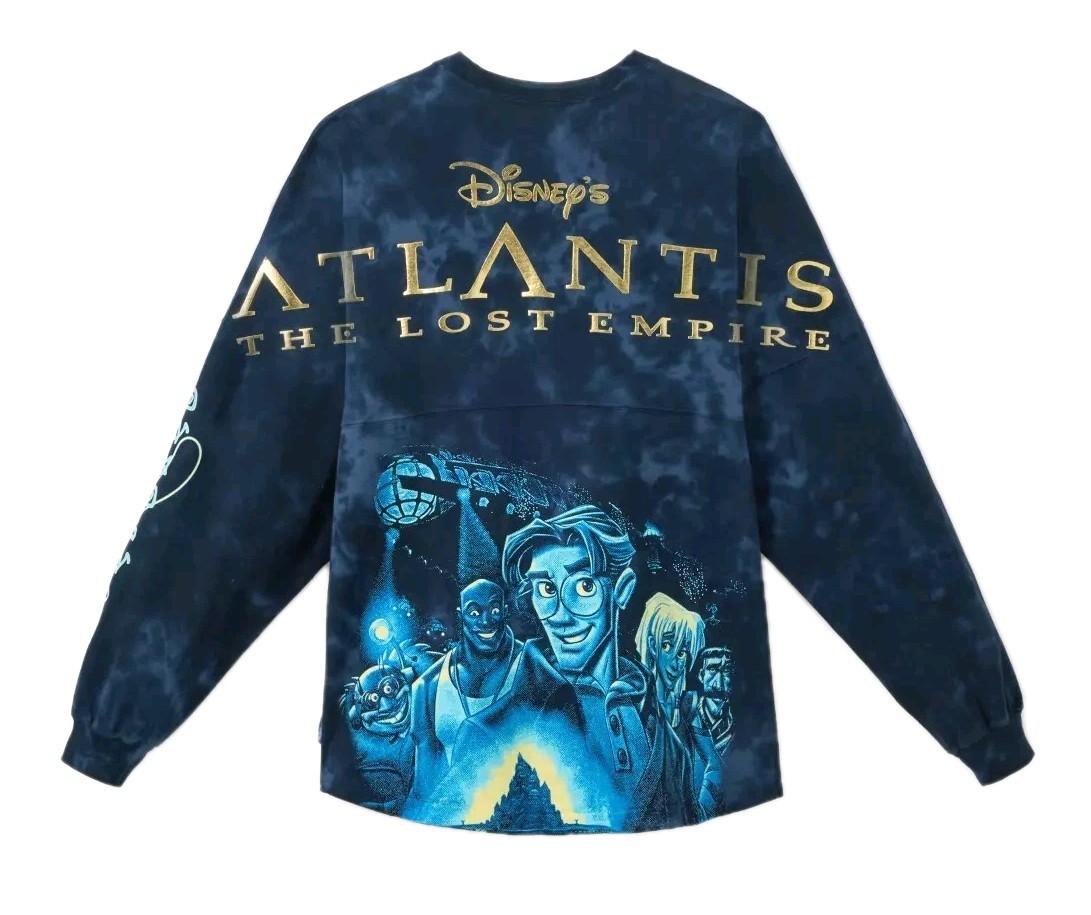 Atlantis The Lost Empire Sz Medium Adults 25th Anniversary Spirit Jersey Disney