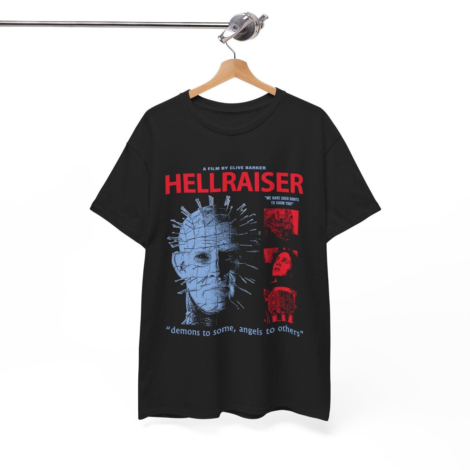Hellraiser 1987 T-Shirt, Pinhead Clive Barker Cenobites Shirt, Cult Classic Fan