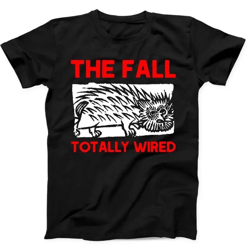 The Fall Totally Wired T-Shirt Black Post Punk Band Graphic Unisex Tee – T842