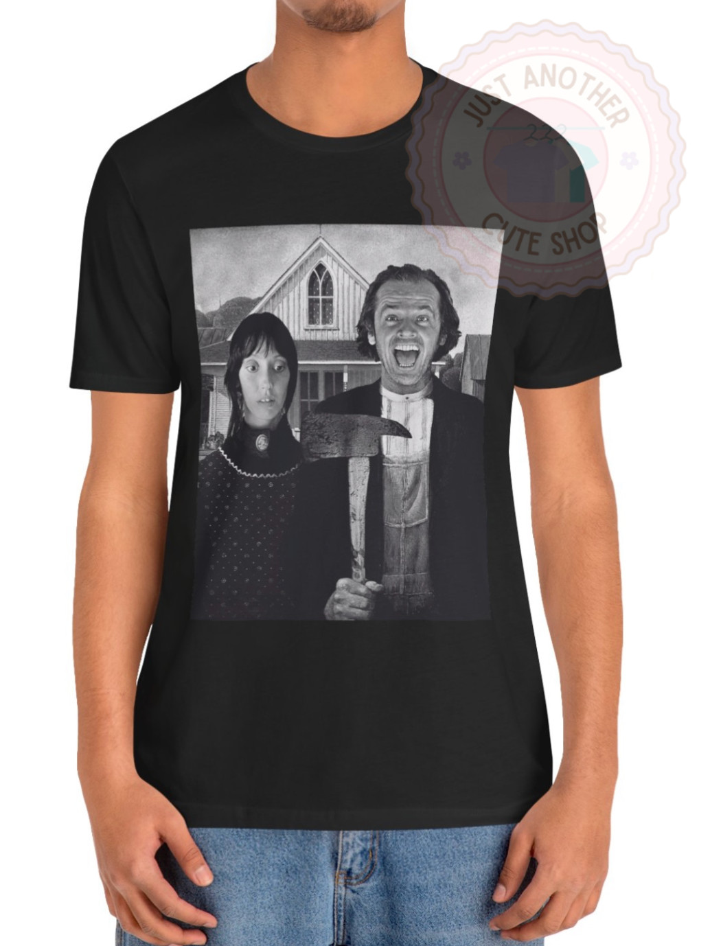THE SHINING Parody T-Shirt ✩ Jack and Wendy Torrance ♡ American Gothic! Funny!