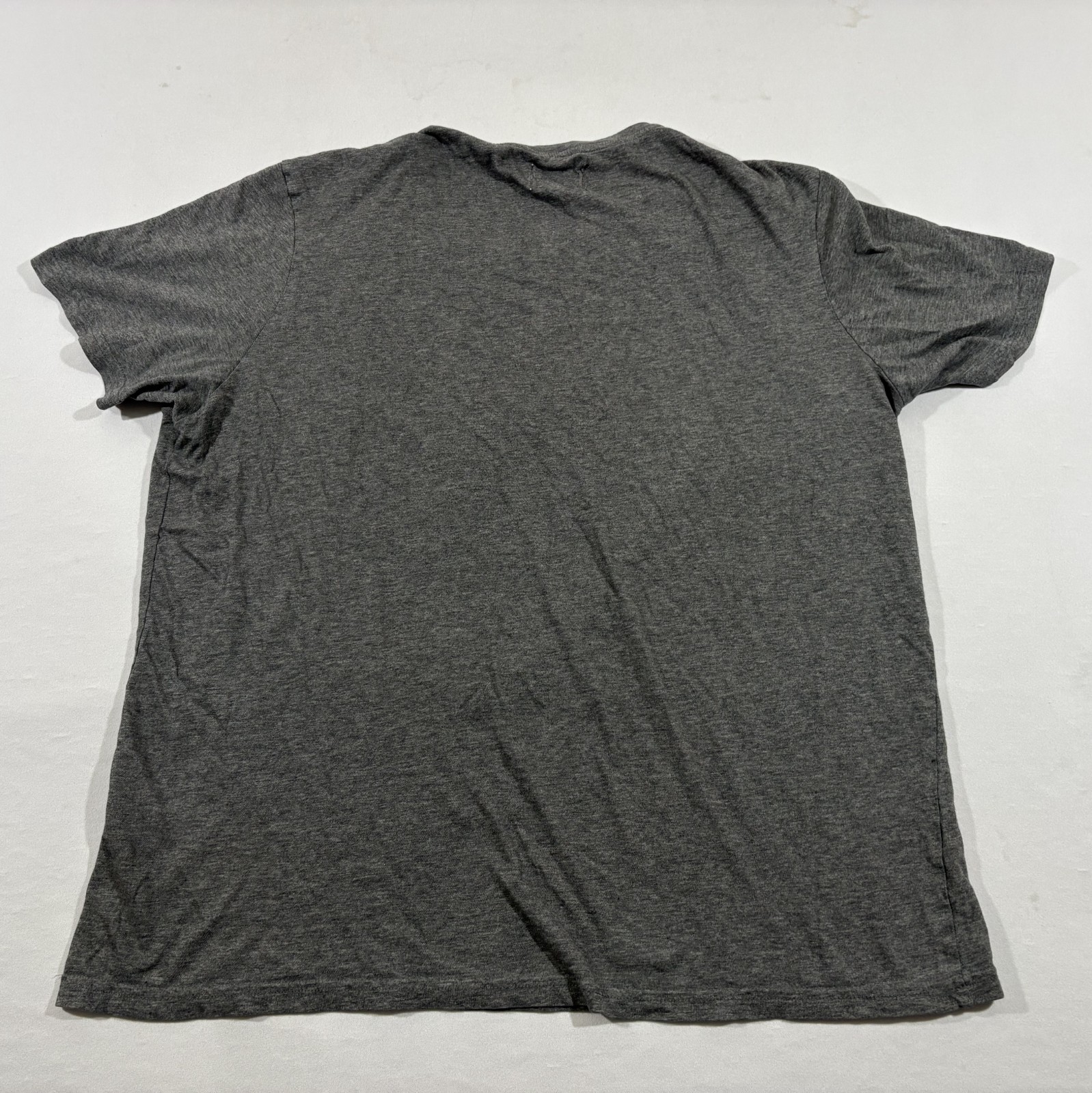Pact Mens Gray Essential Crewneck Tee T-shirt Organic Basic Cotton Casual Sz L