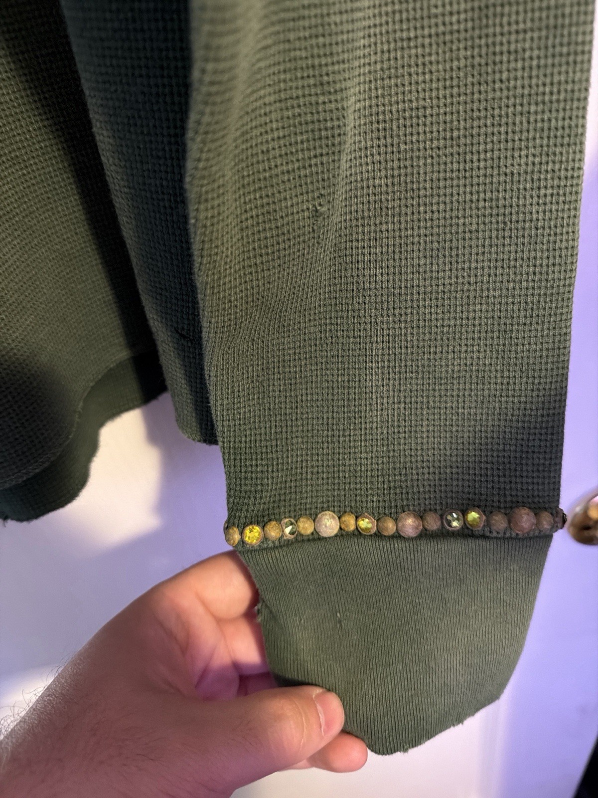 Satoshi Nakamoto Logo Thermal With studs Green Size XXL