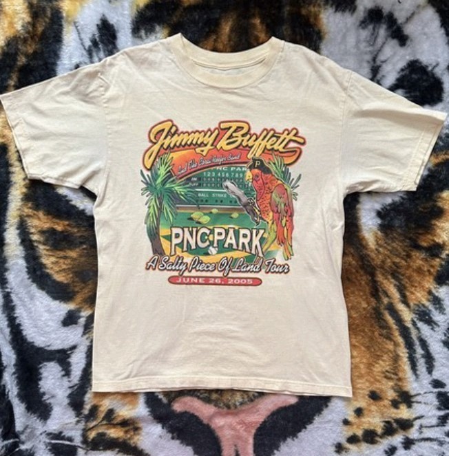 Jimmy Buffett 2005 PNC Park Pittsburgh Pirates Salty Tour Graphic Unisex T-shirt
