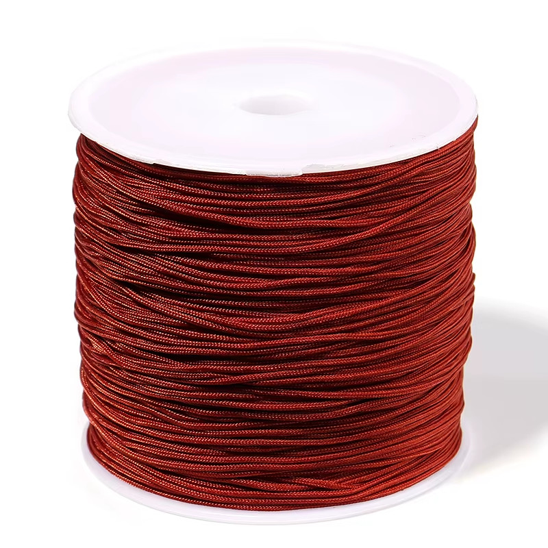 90M/Roll 0.8M #72 Nylon Thread Cord String for Jewelry Making Handmade Woven Rop