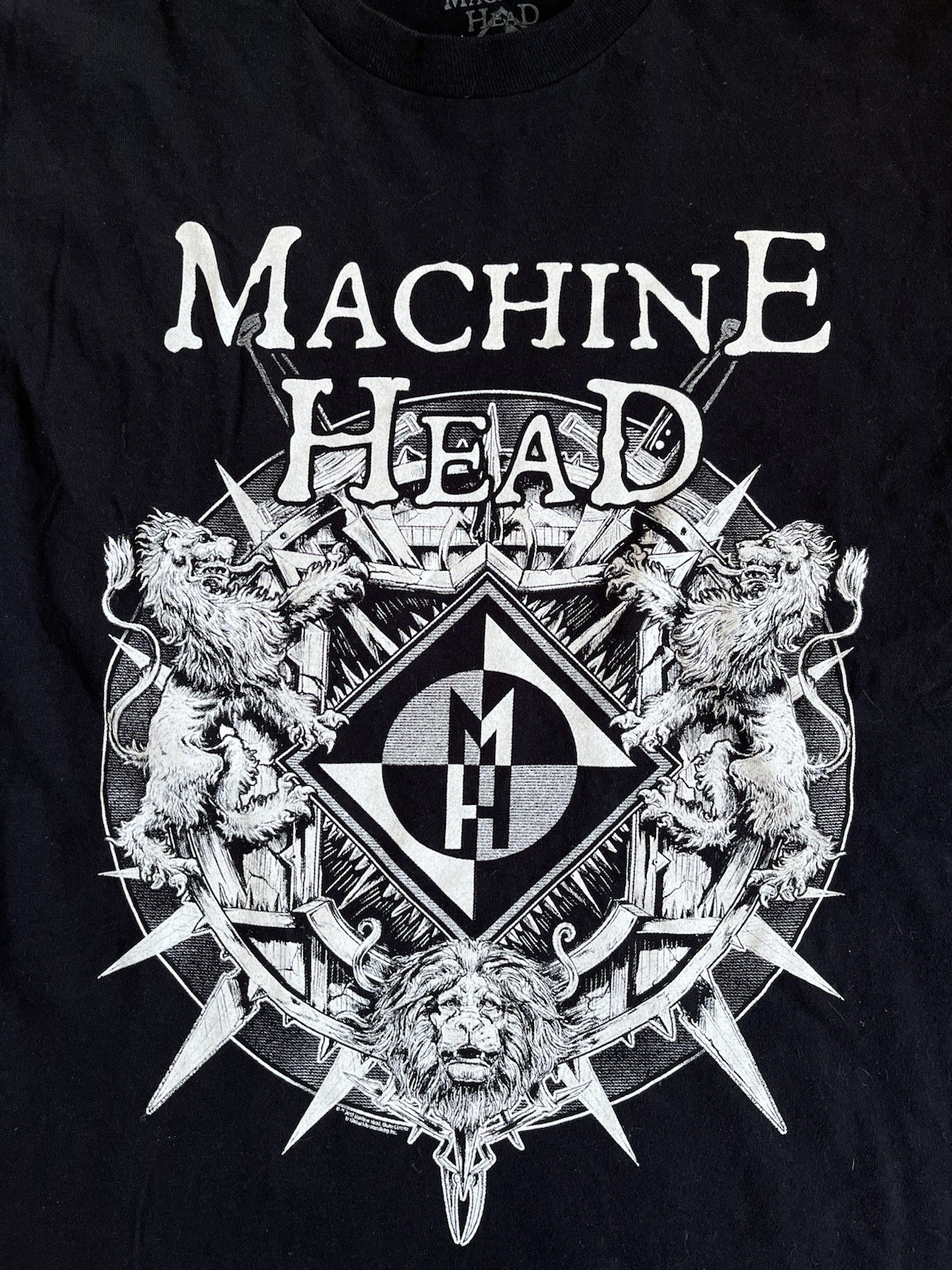 Machine Head Thrash Heavy Metal Band Tour T-Shirt Men’s M Black Rock Tee S/S