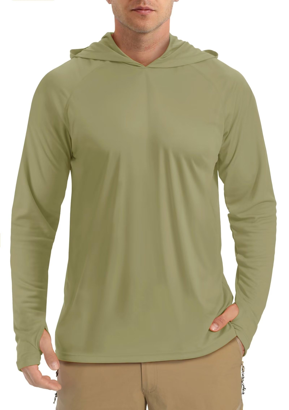 UPF50+ Men’s Long Sleeve Sun Skin Protection T-Shirts Outdoor Fishing Hoodies