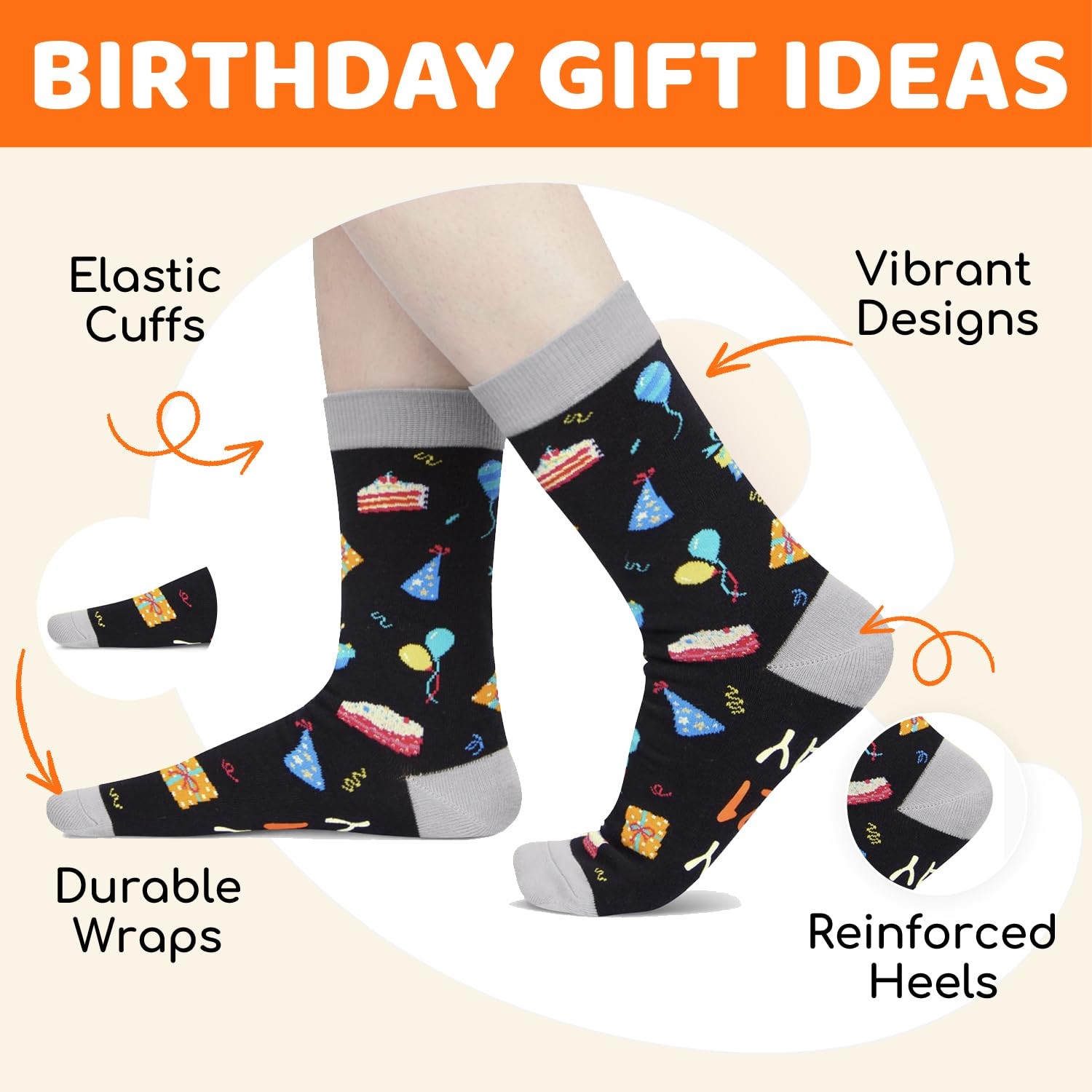 50th Birthday Gifts for Him – Her Socks for 50 Year Old Women Men Male, Happy…