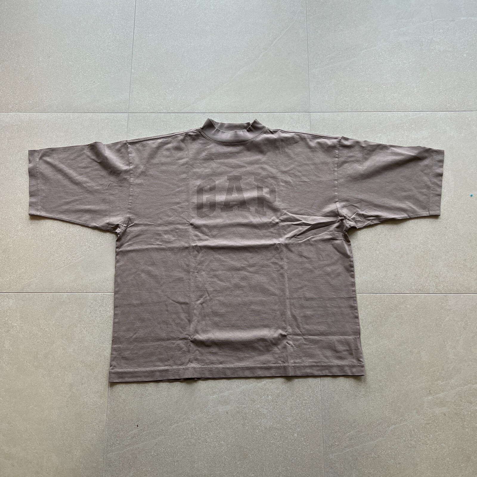 Yeezy Gap Engineered By Balenciaga Dove 3/4 Sleeve T-Shirt Beige 469669-00