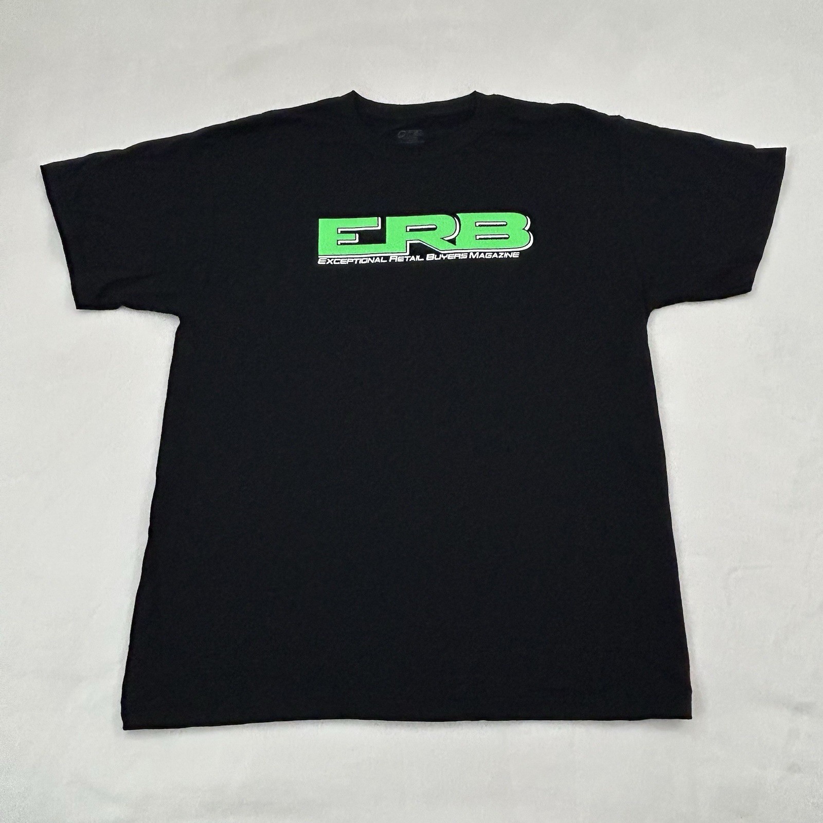 ERB Exceptional Retail Buyer’s Magazine Graphic Logo Short Sleeve T-Shirt Mens L