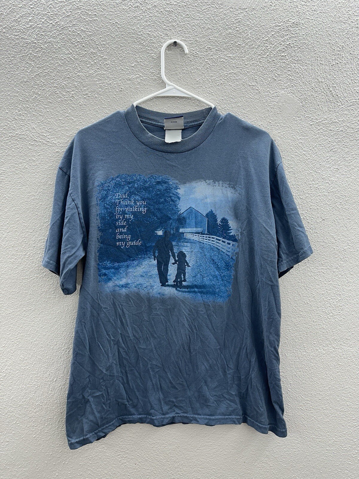 TSI Sportswear Mens T-Shirt Size Unknown Blue Fathers Day Short Sleeve