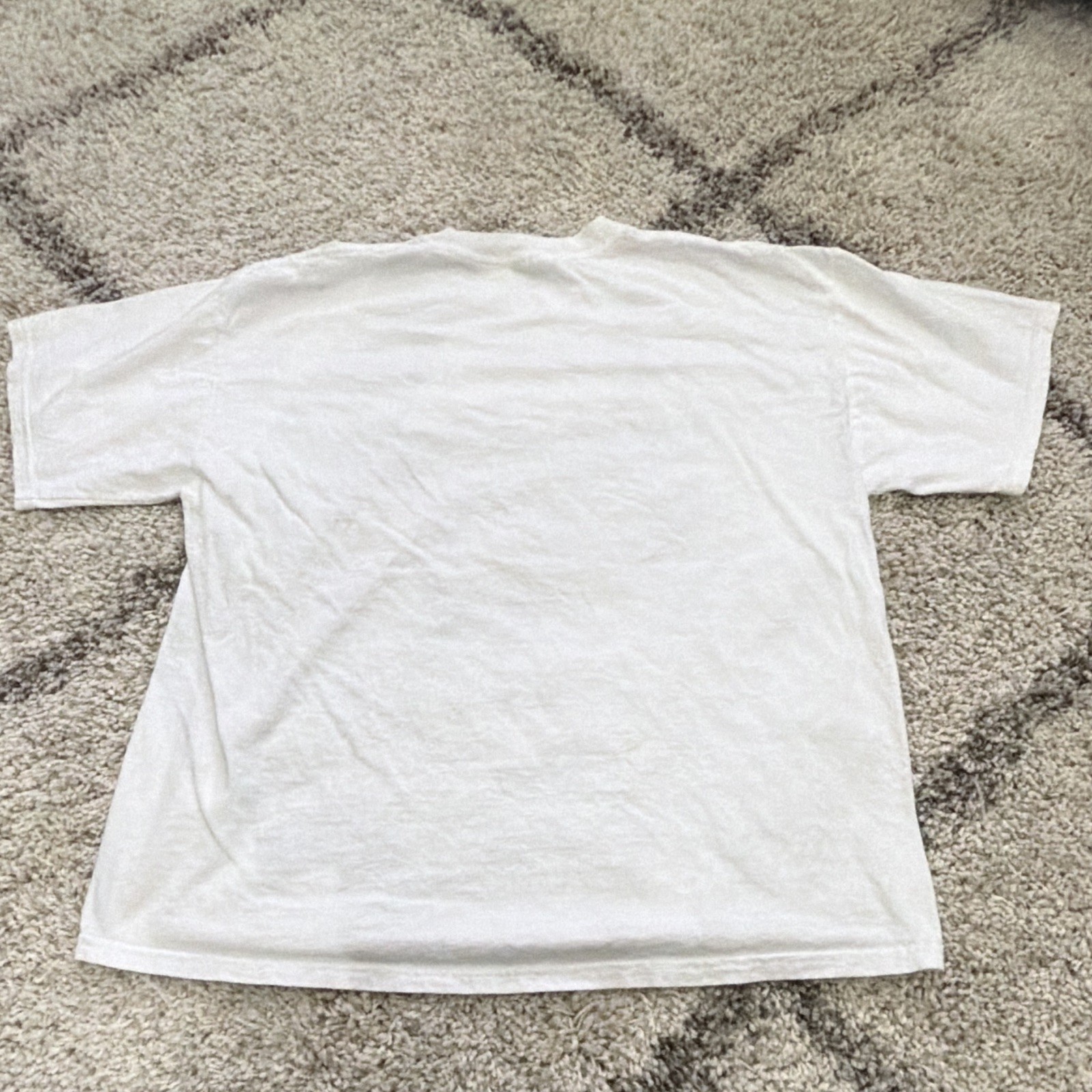 Vintage M&O Knits Heavyweight Preshrunk XL White Crewneck “Let Freedom Ring”