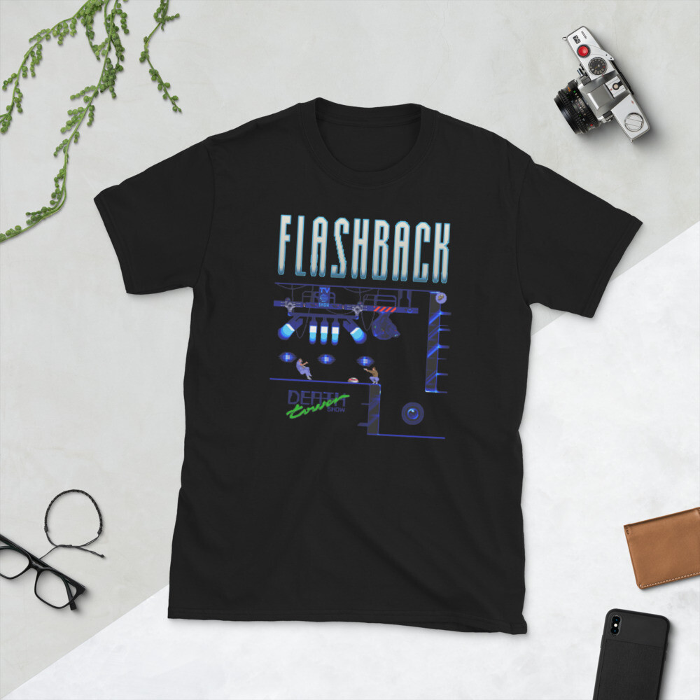Flashback retro computer video game Amiga C64 Short-Sleeve Unisex T-Shirt