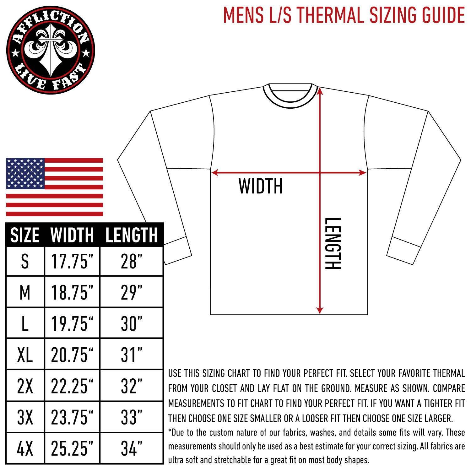 Xtreme Couture by Affliction Men’s Thermal T-shirt Bare Bone
