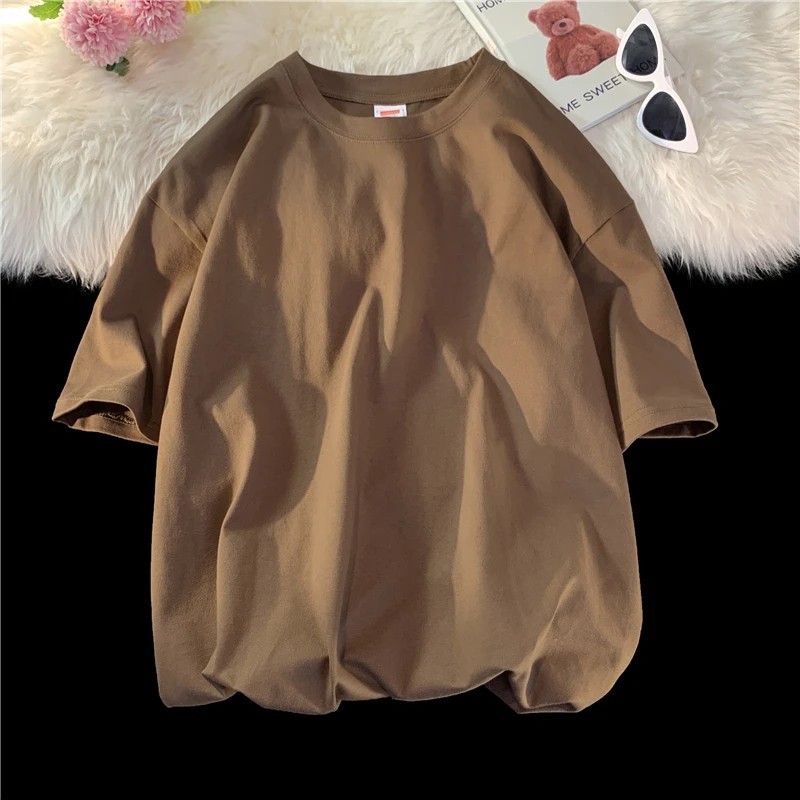 100% Cotton O-Neck Oversized Summer Short Sleeve Men’s T Shirt HipHop Streetwear