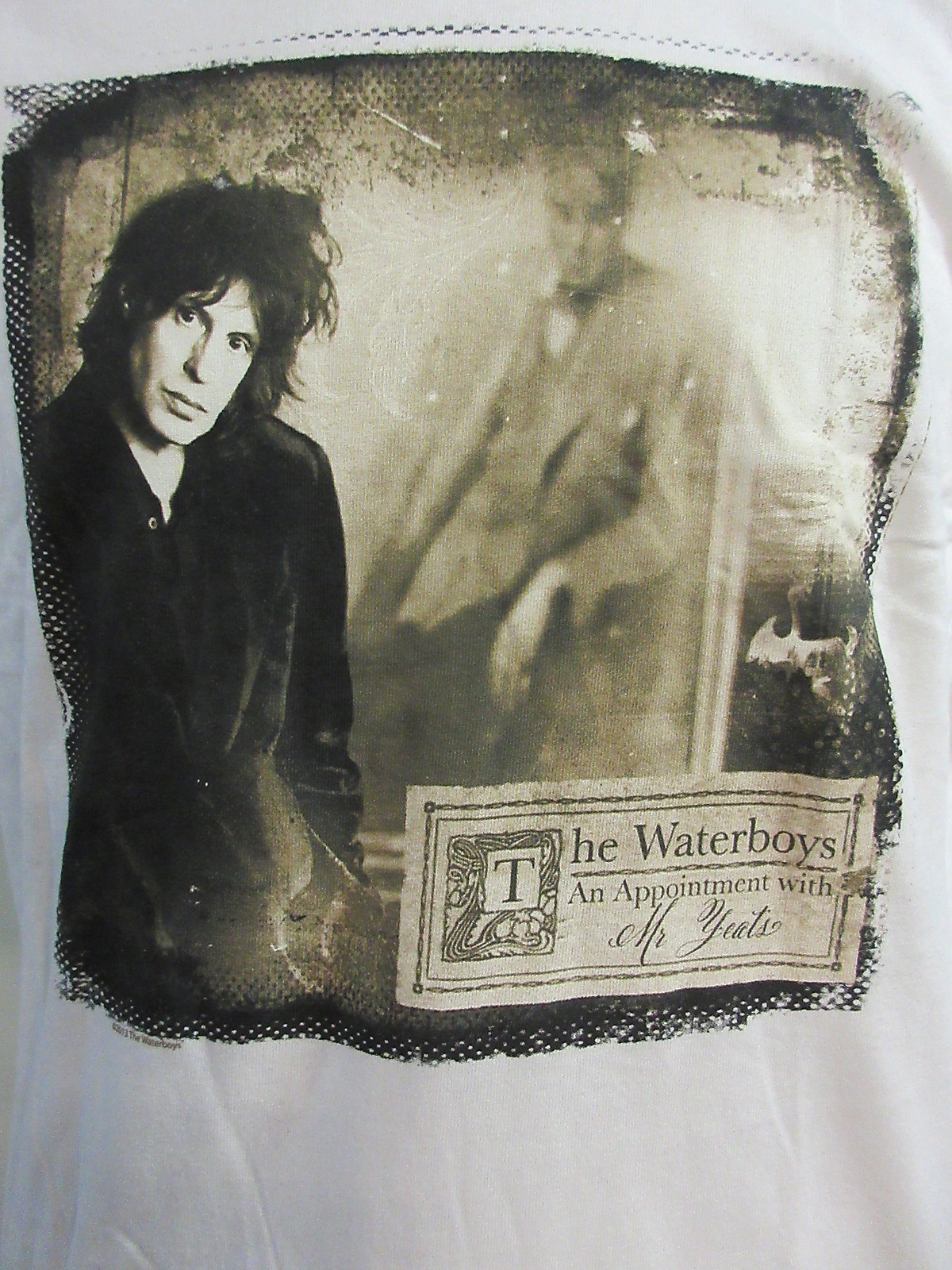 THE WATERBOYS OFFICIAL MERCH N.A. 2013 TOUR BAND CONCERT MUSIC T-SHIRT SMALL