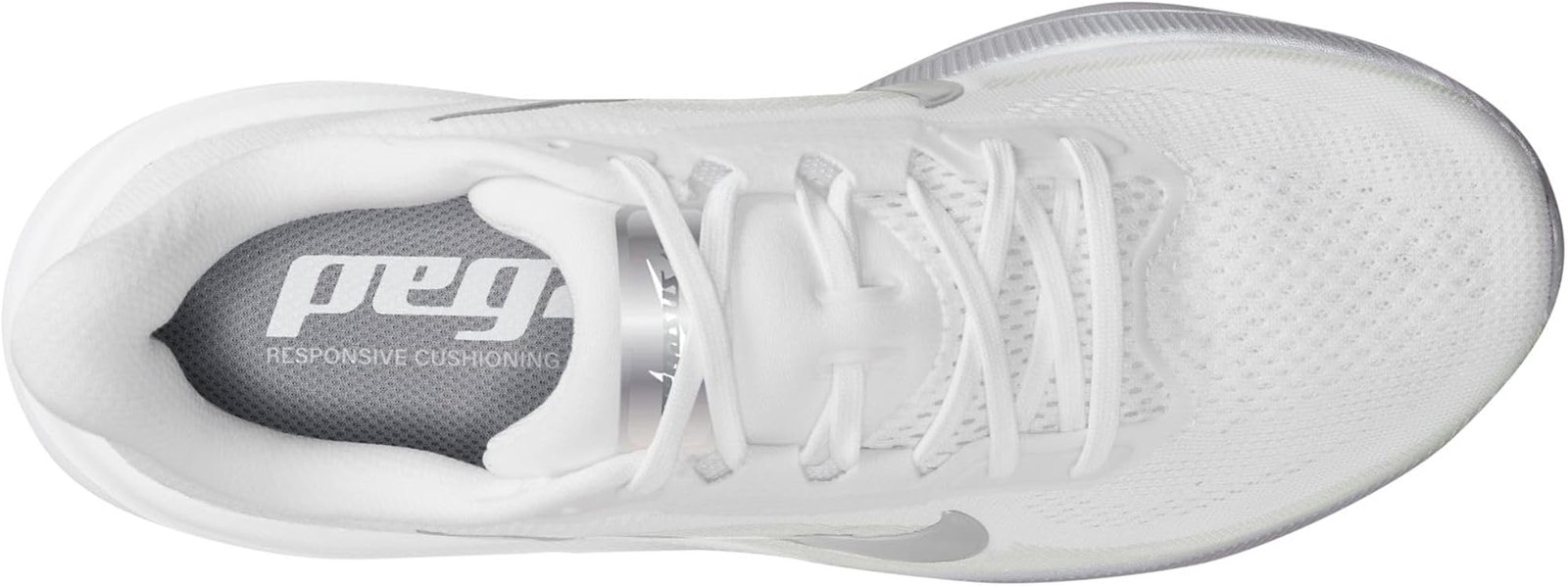 Nike Pegasus 42 – White/Wolf Grey/Cool Grey/Metallic Silver – 11.5