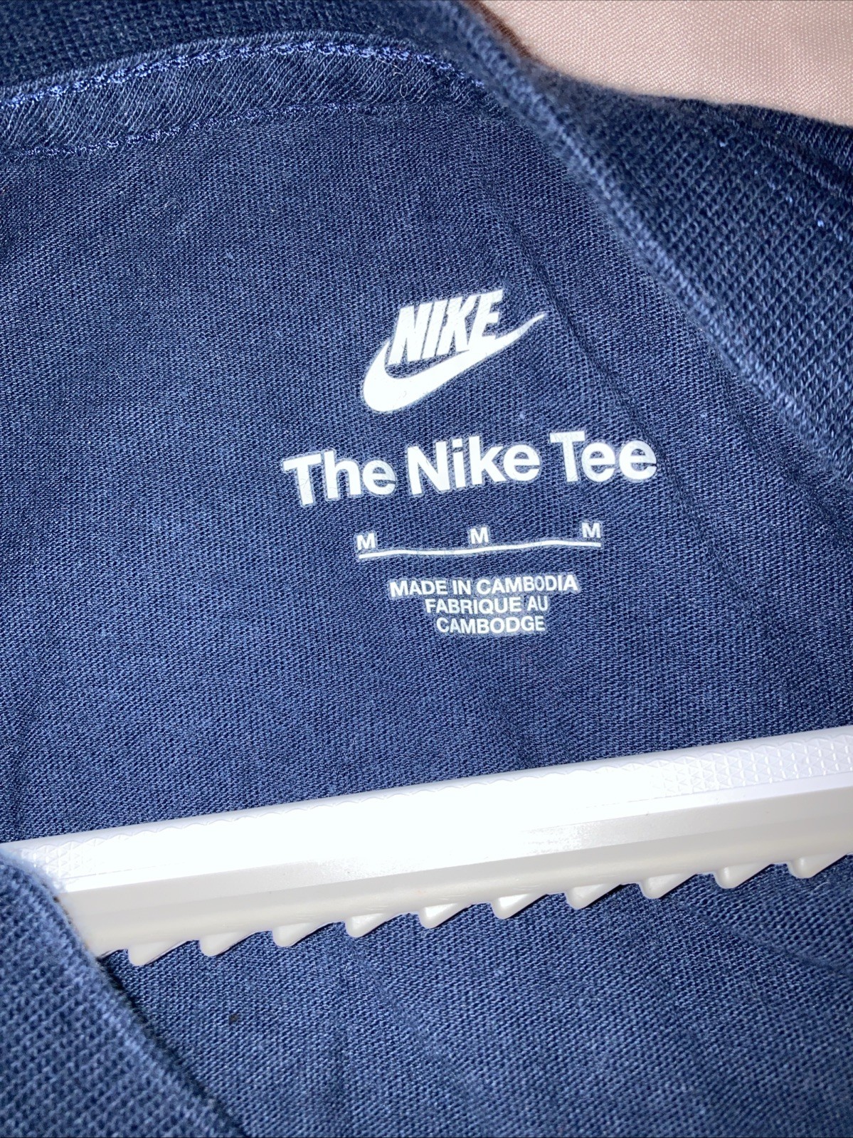 Lot Of 3 Logo Nike Hanes Adidas Mens T Shirt Short Sleeves Black Blue Gray Sz M