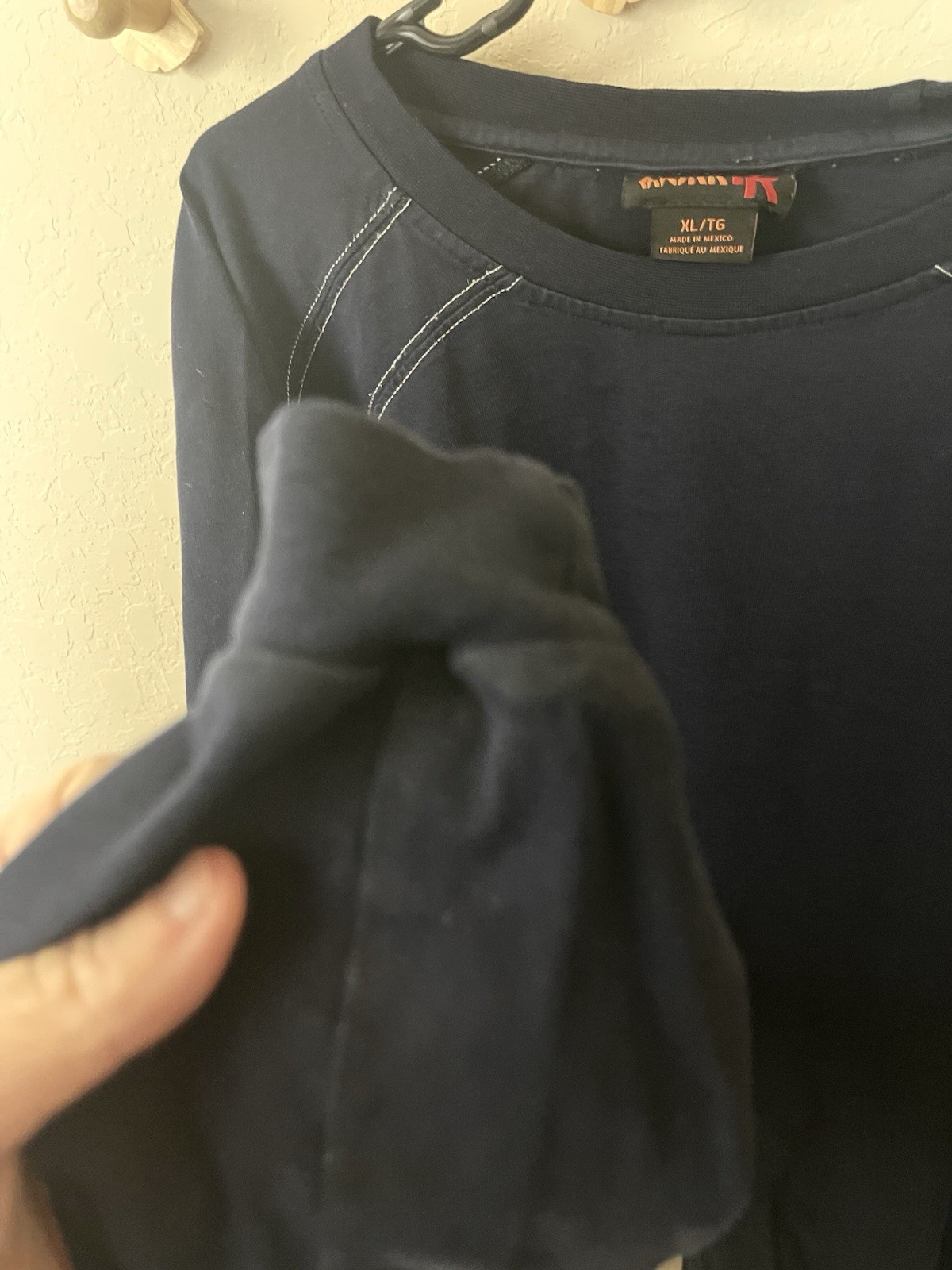Ariat FR Work Knit Shirt Long Sleeve Men’s XL Navy Blue Cat 2 / 2112 Fire Resist