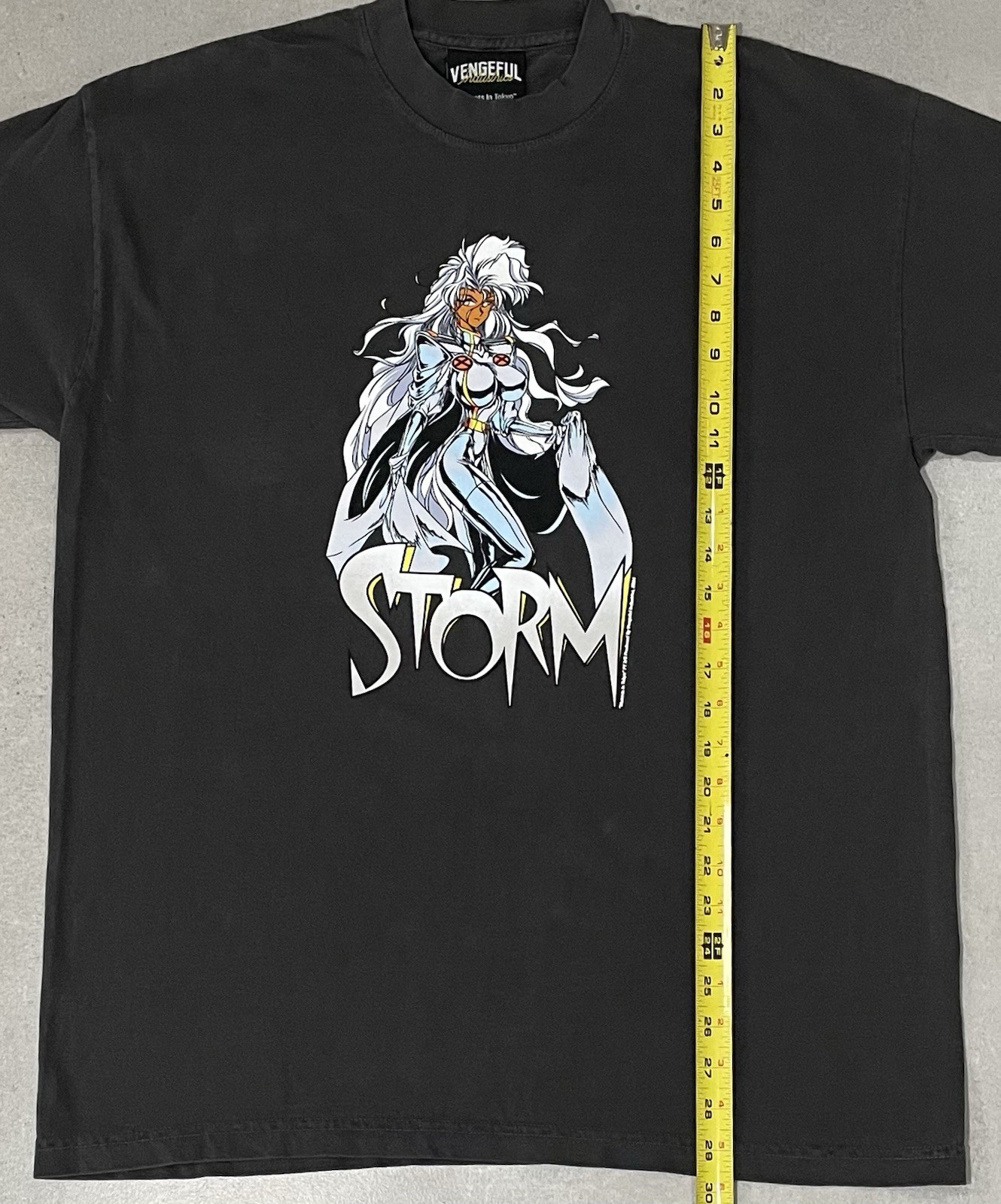 Vengeful Industries – “Mutants In Tokyo C” LAA V. Black Large Screen Printed Tee