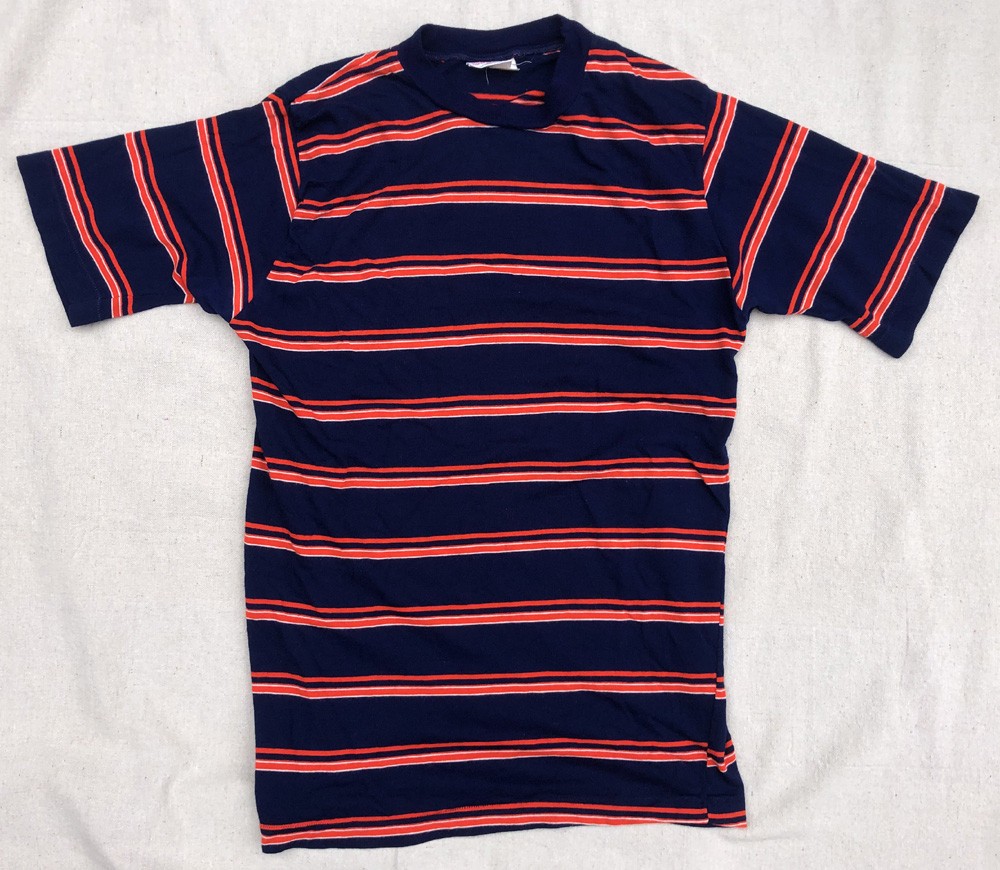 Vintage Munsingwear Striped Acrylic Shirt Grunge Punk Skater Men’s Size XL