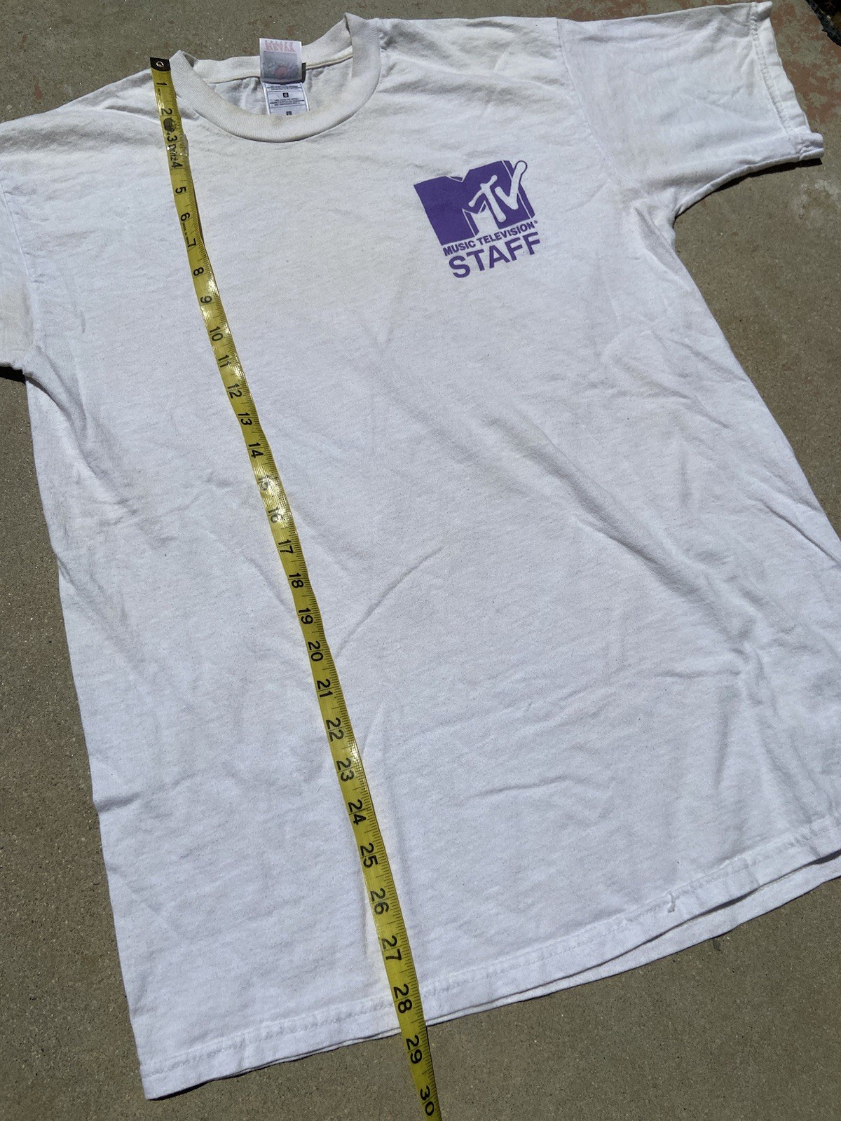 Vtg 90s MTV Staff Spring Break Beach Party T Shirt Sz L Festival 1999 Music Rare
